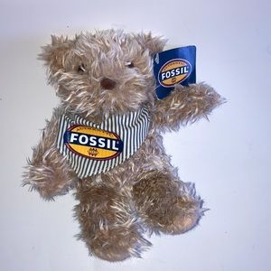 Fossil Gund Authentic Bear wearing Fossil Scarf